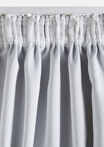 bonprix Draperie de &icirc;ntunecare cu degrade cromatic (1 buc.), gri, &Icirc;/Lă: 145/135 cm