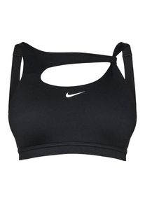 Nike, Damer, Sports-BH 'One', Sort / Hvid, St&oslash;rrelse M