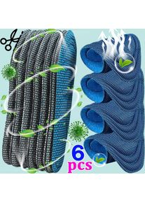 3 Pairs Customizable Shock-absorbing Shoe Insoles with Sweat-absorbing Properties Suitable for Running
