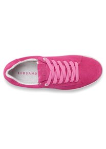 ELBSAND Dames Sneaker in pink ,maat 36, Witt, 100% Leer