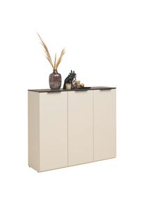 Voleo Schuhschrank, Kaschmir, Kunststoff, 8 F&auml;cher, 120x100x34.5 cm, FSC Mix, Typenauswahl, Beim&ouml;bel erh&auml;ltlich, stehend, Garderobe, Schuhaufbewahrung, Schuhschr&auml;nke