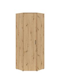 Eckschrank, Eiche Artisan, Holzwerkstoff, 5 F&auml;cher, 71.5x195x71.5 cm, FSC Mix, Beim&ouml;bel erh&auml;ltlich, Schlafzimmer, Kleiderschr&auml;nke, Eckschr&auml;nke