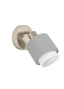 Eglo BELLIZZI spot brushed steel/grey