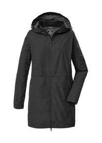 Parka Killtec "KOS 35 WMN PRK", Damen, Gr. 38, schwarz, Obermaterial: 100% Polyester.Futter: 100% Polyester, Jacken Parka, Wasser- und winddichter Damenparka, atmungsaktiv, verstellbar