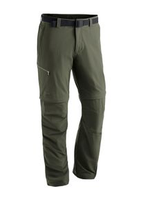Outdoorhose Maier Sports "Tajo 2", Herren, Gr. 54, Normalgr&ouml;&szlig;en, gr&uuml;n (moosgr&uuml;n), 90% Polyamid, 10% Elasthan, Hosen Outdoorhose, Herren Zip-Off Wanderhose, atmungsaktive Trekkinghose, Regular Fit