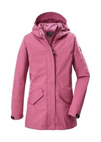 Softshellparka Killtec "KOS 120 GRLS SFTSHLL PRK", M&auml;dchen, Gr. 152, ros&eacute;, Oberseite: 100% Polyester.R&uuml;ckseite: 100% Polyester.Futter: 100% Polyester, Jacken Softshellparka, Wasserabweisender, winddichter Parka mit 10.000 mm Wassers&auml;ule