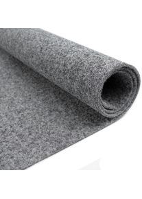 Teppichboden "Nadelfilz REWIND, Gesamth&ouml;he 5 mm, Made in Belgium", grau, B:200cm L:1.600cm, Polypropylen, PRIMAFLOR-IDEEN IN TEXTIL, Teppiche, Teppichboden, Breite 200 cm, Uni Farben, robust & strapazierf&auml;hig