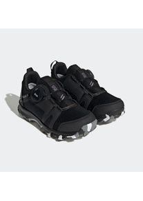 Trailrunningschuh adidas terrex "AGRAVIC BOA RAIN.RDY TRAILRUNNING", M&auml;dchen, Gr. 39, schwarz-wei&szlig; (core schwarz, ftwr wei&szlig;, grau three), Synthetik, Textil, Schuhe Trailrunningschuh, wasserdicht, f&uuml;r Kinder & Jugendliche