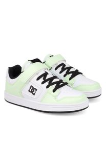 Sneaker DC Shoes "Manteca 4 V Sn", Jungen, Gr. 1,5(32,5), mint, wei&szlig;, schwarz, Obermaterial:100% Synthetik;, Schuhe Sneaker
