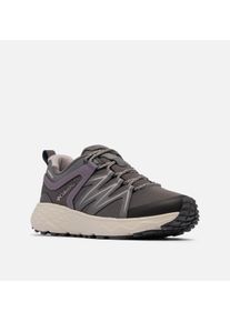 Wanderschuh Columbia "PEAKFREAK ROAM&trade; WATERPROOF", Damen, Gr. 41, city grau, granite lila, Leder, Textil, Schuhe Wanderschuh, wasserdicht