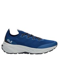 Wanderschuh Jack Wolfskin "PS TRAIL KNIT LOW M", Herren, Gr. UK10-EU445, Normalschaft, blauorchid, Obermaterial: 100% Polyester. Futter: 100% Polyester, Schuhe Wanderschuh
