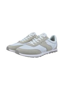 Sneaker Salamander, Damen, Gr. 37, Textil, beige (beige, wei&szlig;), Leder, Schuhe Sneaker, Freizeitsneaker, Halbschuh, Schn&uuml;rschuh mit Wechselfu&szlig;bett
