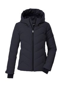 Skijacke Killtec "KSW 31 WMN SKI QLTD JCKT", Damen, Gr. 50, schwarz, Obermaterial: 100% Polyester.Futter: 100% Polyester.F&uuml;llung: 100% Polyester, Jacken Skijacke, Winddichte, wasserabweisende Skijacke mit Daunenoptik und Schneefang