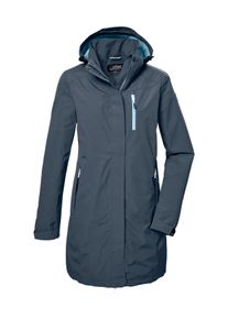 Parka Killtec "KOS 30 WMN PRK", Damen, Gr. 48, blau (royalblau), Obermaterial: 100% Polyester.Futter: 100% Polyester, Jacken Parka, Funktionsparka: wasser- und winddicht, atmungsaktiv, abnehmbare Kapuze