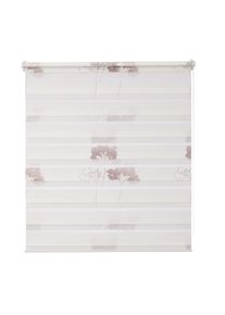 Doppelrollo K-home "Delphi", taupe, B:100cm H:200cm, Polyester, Rollos, Doppelrollo, im Fixma&szlig;