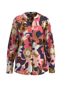 Klassische Bluse Seidensticker "Schwarze Rose", Damen, Gr. XXL (44), pink, 100% Baumwolle, gebl&uuml;mt, gemustert, regular fit, ohne Ausschnitt, Blusen Klassische Bluse, Tunika Floral