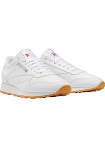 Sneaker Reebok CLASSIC "CLASSIC LEATHER", Herren, Gr. 46, wei&szlig; (wei&szlig;, gum), Synthetik, Schuhe Sneaker