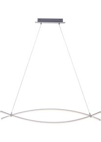 JUST LIGHT Pendelleuchte "MAJA", silber (silberfarben), 2, H: 120cm, 1 Stk., Leuchten, H&auml;ngeleuchte, H&auml;ngelampe, Pendelleuchte