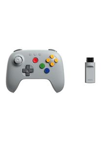 8bitdo 64 Wireless 2.4G - Classic Grey - Wireless Controller - Nintendo 64