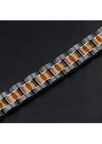 Holzkern bracelet for men Marked (koa/silver) made of natural wood, size adjustable