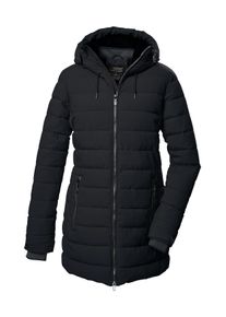 Steppmantel Killtec "KOW 55 WMN QLTD PRK", Damen, Gr. 40, schwarz, Obermaterial: 100% Polyester;Futter: 100% Polyester;F&uuml;llung: 100% Polyester, M&auml;ntel Steppmantel, Wasserabweisender, winddichter Damenparka, atmungsaktiv