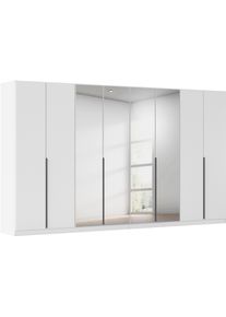 Dreht&uuml;renschrank OTTO HOME "Kleiderschrank Schrank Garderobe AGORDO mit Dekor- oder Hochglanzfront", alpinwei&szlig;, B:360cm H:229cm T:54cm, Holzwerkstoff, Schr&auml;nke, Dreht&uuml;renschrank, durchdachte Innenausstattung, in 8 Breiten und 2 H&ouml;hen MADE IN GERMANY