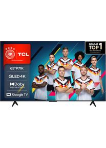TCL QLED-Fernseher "65P71KX1", Energieeffizienz: F, schwarz, 65, Fernseher, Multi-HDR, Dolby Vision, Smart TV, Airplay2, Dolby Atmos, Game Master, QLED-Fernseher