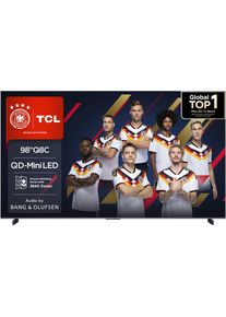 TCL Mini-LED-Fernseher "98Q8CX7", Energieeffizienz: D, schwarz, 98, Fernseher, Audio von Bang & Olufsen, Smart TV, Apple TV, 144Hz, 4K, Dolby Vision, Mini-LED-Fernseher