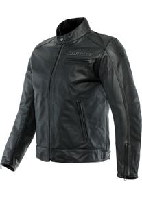 Dainese Zaurax, veste en cuir , couleur: Noir , taille: 44