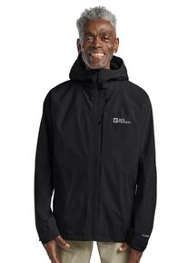 Funktionsjacke Jack Wolfskin "TEMPEST 2L JKT M", Herren, Gr. M (50), schwarz, Obermaterial: 100% Polyester. Futter: 100% Polyester, Jacken Funktionsjacke