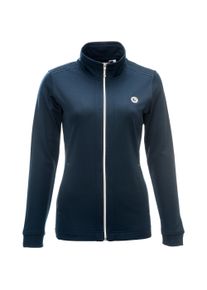 Trainingsjacke LPO "Abby II", Damen, Gr. 36/38 (M), blau (navy), 60% Polyester; 40% Baumwolle, regular fit, Jacken Trainingsjacke, glatt mit matter Struktur