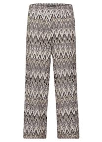 Marlene-Hose Betty Barclay "Marlene-Hose mit hohem Bund", Damen, Gr. 48, EURO, wei&szlig; (wei&szlig;, schwarz), Obermaterial: 100% Polyester PES., Hosen Marlene-Hose