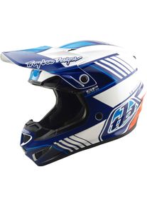 Troy Lee Designs GP Pro Segment S26, motocross helmet , color: Dark Blue/White/Light Blue/Orange , size: M