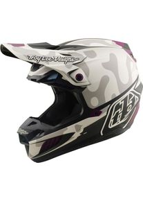 Troy Lee Designs SE5 Composite Myth, kask motocrossowy , kolor: Matowy Jasnoszary/Czarny , rozmiar: S