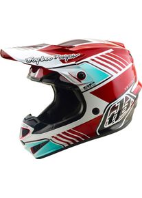 Troy Lee Designs GP Pro Segment S26, kask motocrossowy , kolor: Czerwony/Biały/Turkusowy/Czarny , rozmiar: XS