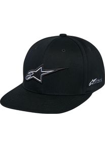 Alpinestars Thickness Snapback, chapeau , couleur: Noir/Blanc , taille: Taille unique