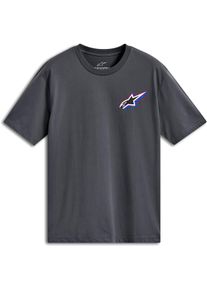 Alpinestars Angler CSF, t-shirt , color: Dark Grey/Blue/White/Pink , size: L