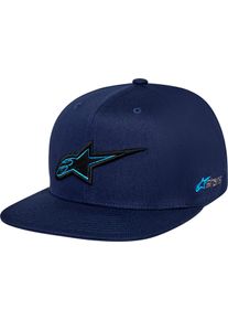Alpinestars Thickness Snapback, Hat , farve: M&oslash;rkebl&aring;/Lysebl&aring; , st&oslash;rrelse: En st&oslash;rrelse