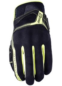 Five RS3, rękawice , kolor: Czarny/Neonowyowy-Ż&oacute;łty , rozmiar: L
