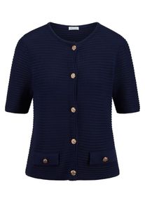 St. Emile - Strickjacke mit 1/2-Arm, blau, Gr. 46, Viskose