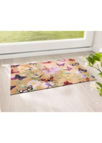 unisex Voetmat in beige ,maat 40x60 cm, WITT, 100% Polyamide