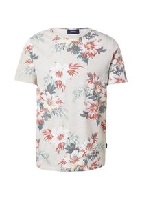 LINDBERGH Koszulka dla mężczyzn beżowy / benzyna / czerwony / biały Rozmiar S