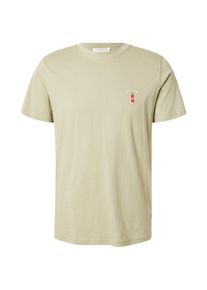 LINDBERGH Koszulka dla mężczyzn ecru / khaki / pomarańczowoczerwony Rozmiar L