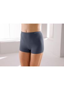 w&auml;schepur Damen Panty 2x wei&szlig;-gestreift + 2x rauchblau Gr&ouml;&szlig;e 40