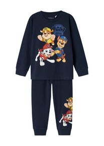 Schlafanzug name it "NMMARLO PAWPATROL LS NIGHTSET NOOS CPLG", Jungen, Gr. 110/116, navy blazer, Jersey, Obermaterial: 95% Baumwolle, 5% Elasthan, bedruckt, unifarben, skinny fit lang, Rundhals, Homewear-Sets Schlafanzug