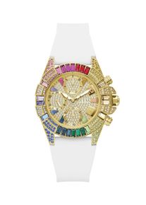 Guess Montre &agrave; affichage analogique 'True' Femme or, blanc taille One Size