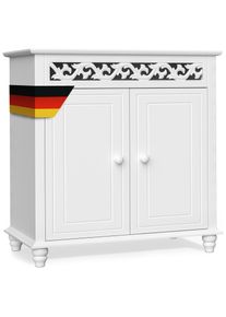 Casaria Ladekast Jersey Wit Hout 76x65x35cm