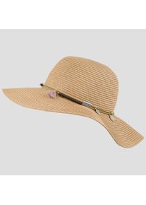Sonnenhut Chillouts "Atlanta Hat", Damen, Gr. S (M), beige (braun), Stroh, H&uuml;te Sonnenhut, femininer Sonnenhut aus Papierstroh