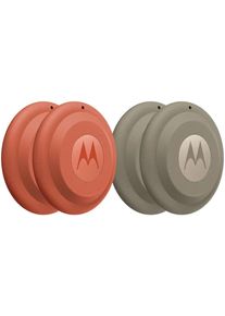 Motorola Bluetooth-Tracker "Moto Tag 2", pantone laurel oak, arabesque, B:3,19cm H:0,8cm T:3,19cm &Oslash;:3,19cm, GPS-Ger&auml;te, Tracker Ultra Wideband Bluetooth, Bluetooth-Tracker