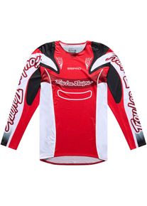 Troy Lee Designs SE Pro Salvo, maillot , couleur: Rouge/Blanc/Noir , taille: M